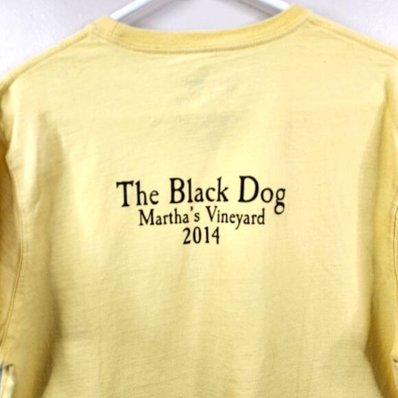 The Black Dog Martha's Vineyard 2014 Loose Fit Crew Neck Graphic Tee Small - Picture 4 of 6